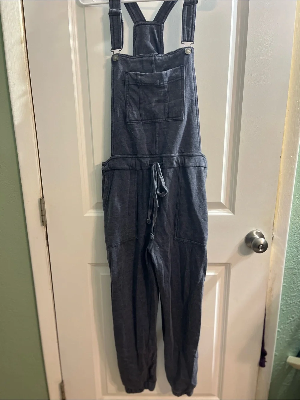 Casual Dark Gray Overalls - Picture 1 of 9
